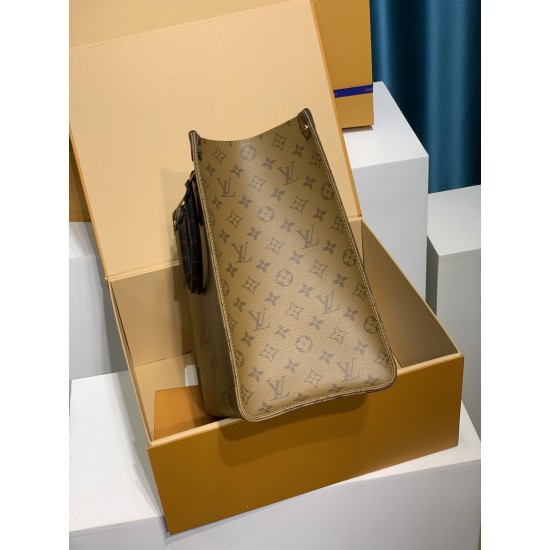 M45320G Onthego ミドルサイズハンドバッグ|Monogram×Monogram Reverse キャンバスデザイン、多様な背負け方と大容量で日常に欠かせない 41×34×19cm M45320G Onthego ミドルサイズハンドバッグ|Monogram×Monogram Reverse キャンバスデザイン、多様な背負け方と大容量で日常に欠かせない 41×34×19cm