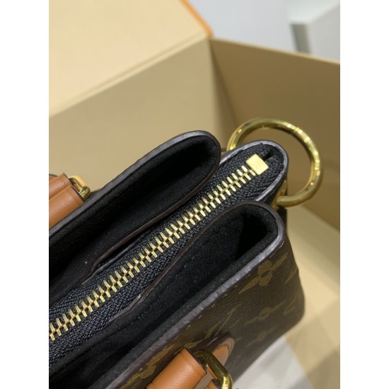 免税版 M46508G 全鋼 VENDOME BB ハンドバッグ｜Monogram キャンバス × レザーミックス、精巧なディテールと大容量でハイエンドな逸品​ 26×18×15cm