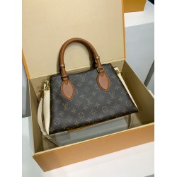 全鋼 M46495G VENDOME BB ハンドバッグ｜Monogram キャンバス × レザーミックス、精巧なディテールと大容量で伝統と現代を融合​ 26×18×15cm