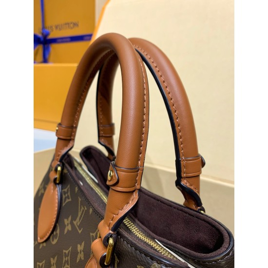 全鋼 M46495G VENDOME BB ハンドバッグ|Monogram キャンバス × レザーミックス、精巧なディテールと大容量で伝統と現代を融合 26×18×15cm 全鋼 M46495G VENDOME BB ハンドバッグ|Monogram キャンバス × レザーミックス、精巧なディテールと大容量で伝統と現代を融合 26×18×15cm