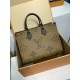 M45039 Onthego ミドルサイズハンドバッグ|Monogram×Monogram Reverse デュアルキャンバス、多様な背負け方と大容量で日常に欠かせない 35×27×14cm M45039 Onthego ミドルサイズハンドバッグ|Monogram×Monogram Reverse デュアルキャンバス、多様な背負け方と大容量で日常に欠かせない 35×27×14cm