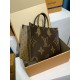 M45039 Onthego ミドルサイズハンドバッグ|Monogram×Monogram Reverse デュアルキャンバス、多様な背負け方と大容量で日常に欠かせない 35×27×14cm M45039 Onthego ミドルサイズハンドバッグ|Monogram×Monogram Reverse デュアルキャンバス、多様な背負け方と大容量で日常に欠かせない 35×27×14cm