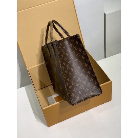M44576 Onthego ハンドバッグ|Monogram Giant×Reverse デザイン、ラージサイズ収納と多様な使用シーンに対応する存在感満点の逸品 41×34×19cm M44576 Onthego ハンドバッグ|Monogram Giant×Reverse デザイン、ラージサイズ収納と多様な使用シーンに対応する存在感満点の逸品 41×34×19cm