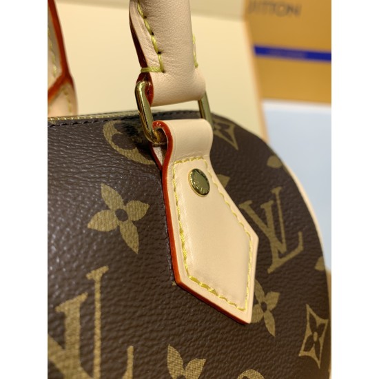 全鋼 M46234 スピーディ バンドゥリエール 20 ハンドバッグ｜Monogram キャンバス × クラシックデザイン、着脱調節可能ストラップでコンパクトかつ実用的な逸品​ 20.5×13.5×12cm