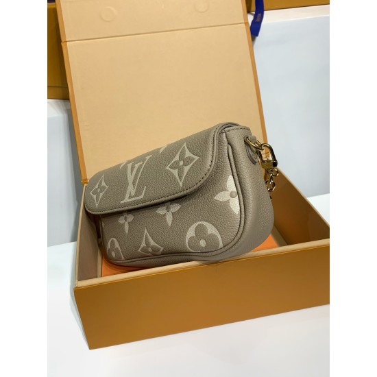 M82211 グレーブラウン Wallet on Chain Ivy ハンドバッグ|Monogram Empreinte 圧紋レザー ×3way 背負け、収納性抜群のファッションと実用両立の逸品 23.5×12×4.3cm M82211 グレーブラウン Wallet on Chain Ivy ハンドバッグ|Monogram Empreinte 圧紋レザー ×3way 背負け、収納性抜群のファッションと実用両立の逸品 23.5×12×4.3cm