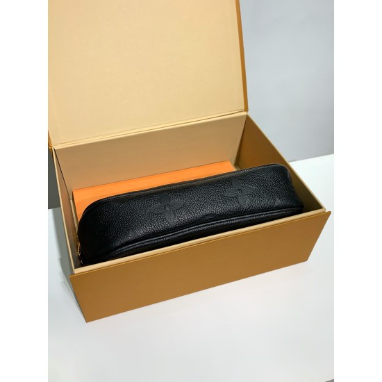 M82154 黒 全鋼 Wallet on Chain Ivy ハンドバッグ|Monogram Empreinte 圧印レザー ×3way 背負け、財布機能付きで収納性抜群の実用ファッションアイテム 23.5×12×4.3cm M82154 黒 全鋼 Wallet on Chain Ivy ハンドバッグ|Monogram Empreinte 圧印レザー ×3way 背負け、財布機能付きで収納性抜群の実用ファッションアイテム 23.5×12×4.3cm
