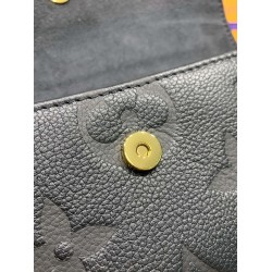 M82154 黒 全鋼 Wallet on Chain Ivy ハンドバッグ｜Monogram Empreinte 圧印レザー ×3way 背負け、財布機能付きで収納性抜群の実用ファッションアイテム​ 23.5×12×4.3cm