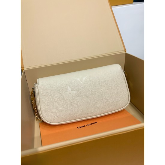 M82210 全鋼 ミルクホワイト Wallet on Chain Ivy ハンドバッグ|Monogram Empreinte 圧印レザー ×3way 背負け、財布機能付きで実用ファッションの究極アイテム 23.5×12×4.3cm M82210 全鋼 ミルクホワイト Wallet on Chain Ivy ハンドバッグ|Monogram Empreinte 圧印レザー ×3way 背負け、財布機能付きで実用ファッションの究極アイテム 23.5×12×4.3cm