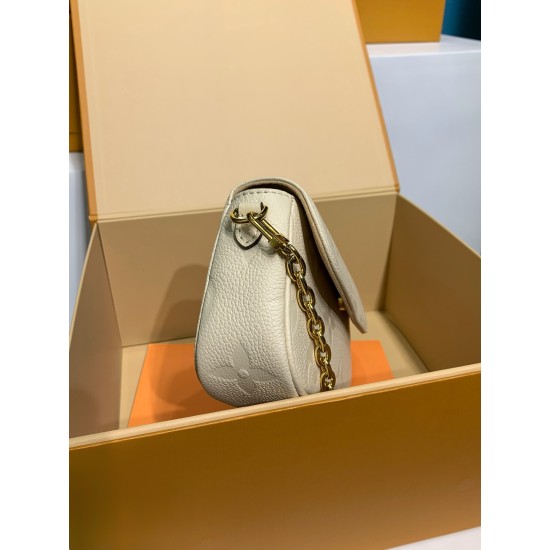 M82210 全鋼 ミルクホワイト Wallet on Chain Ivy ハンドバッグ|Monogram Empreinte 圧印レザー ×3way 背負け、財布機能付きで実用ファッションの究極アイテム 23.5×12×4.3cm M82210 全鋼 ミルクホワイト Wallet on Chain Ivy ハンドバッグ|Monogram Empreinte 圧印レザー ×3way 背負け、財布機能付きで実用ファッションの究極アイテム 23.5×12×4.3cm