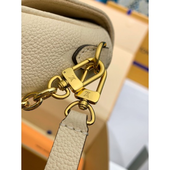 M82210 全鋼 ミルクホワイト Wallet on Chain Ivy ハンドバッグ|Monogram Empreinte 圧印レザー ×3way 背負け、財布機能付きで実用ファッションの究極アイテム 23.5×12×4.3cm M82210 全鋼 ミルクホワイト Wallet on Chain Ivy ハンドバッグ|Monogram Empreinte 圧印レザー ×3way 背負け、財布機能付きで実用ファッションの究極アイテム 23.5×12×4.3cm
