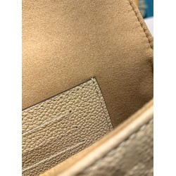 M82210 全鋼 ミルクホワイト Wallet on Chain Ivy ハンドバッグ｜Monogram Empreinte 圧印レザー ×3way 背負け、財布機能付きで実用ファッションの究極アイテム​ 23.5×12×4.3cm