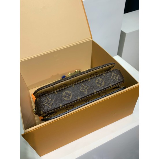 M46279 黄花免税版 Pochette Métis East West ハンドバッグ|Monogram キャンバス ×S-lock 錠前、多様収納と背負け方でクラシックとモダンを融合 21.5×13.5×6cm M46279 黄花免税版 Pochette Métis East West ハンドバッグ|Monogram キャンバス ×S-lock 錠前、多様収納と背負け方でクラシックとモダンを融合 21.5×13.5×6cm