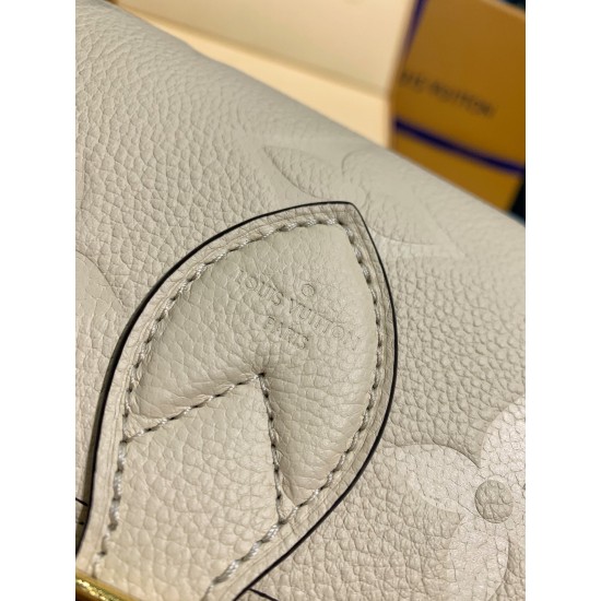 M46388 Diane ハンドバッグ|Monogram Empreinte 圧紋レザー × 着脱式幅広肩ベルト、多様なスタイルに柔軟対応するファッションアイテム 23×16×8.5cm M46388 Diane ハンドバッグ|Monogram Empreinte 圧紋レザー × 着脱式幅広肩ベルト、多様なスタイルに柔軟対応するファッションアイテム 23×16×8.5cm