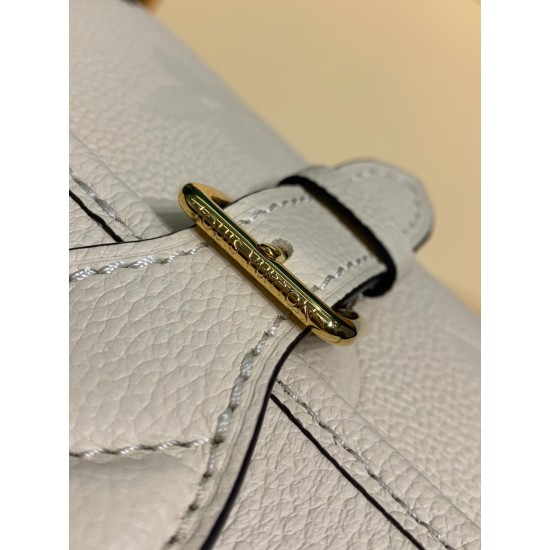 M46388 Diane ハンドバッグ|Monogram Empreinte 圧紋レザー × 着脱式幅広肩ベルト、多様なスタイルに柔軟対応するファッションアイテム 23×16×8.5cm M46388 Diane ハンドバッグ|Monogram Empreinte 圧紋レザー × 着脱式幅広肩ベルト、多様なスタイルに柔軟対応するファッションアイテム 23×16×8.5cm