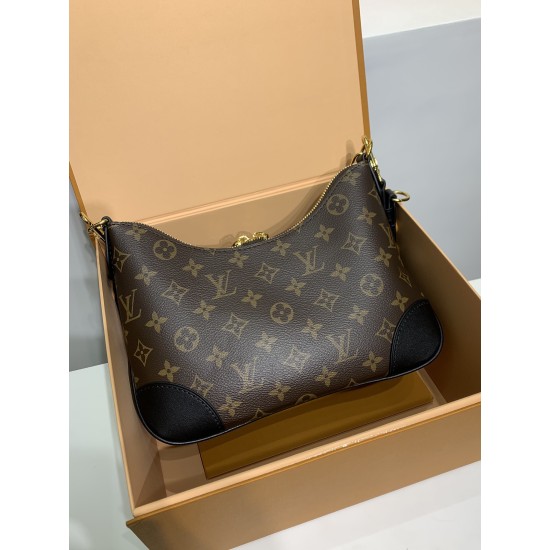 M45831 Boulogne ハンドバッグ|Monogram キャンバス × ダブルジップ、マルチウェイデザインと収納力で日常からカジュアルまで対応 29×16×9.5cm M45831 Boulogne ハンドバッグ|Monogram キャンバス × ダブルジップ、マルチウェイデザインと収納力で日常からカジュアルまで対応 29×16×9.5cm
