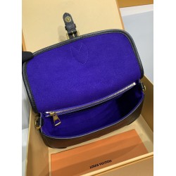 M46386 Diane ハンドバッグ｜Monogram Empreinte 圧紋レザー × 着脱式幅広肩ベルト、多様なスタイルに対応するファッションアイテム​ 23×16×8.5cm