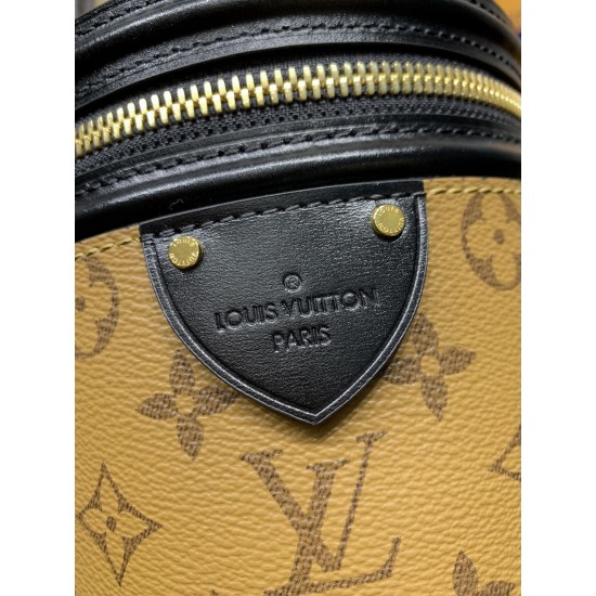 M43986 全鋼ハンドバッグ|Cannes 化粧箱デザイン ×Monogram 混合キャンバス、多様背負け方と高級感でクラシックを革新 15×17×15cm M43986 全鋼ハンドバッグ|Cannes 化粧箱デザイン ×Monogram 混合キャンバス、多様背負け方と高級感でクラシックを革新 15×17×15cm