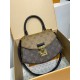 M46548 全鋼 Tilsitt ハンドバッグ|Monogram×Monogram Reverse キャンバス、幾何学デザインと S-lock 錠前で都市的なファッションを体現 24×18×7cm M46548 全鋼 Tilsitt ハンドバッグ|Monogram×Monogram Reverse キャンバス、幾何学デザインと S-lock 錠前で都市的なファッションを体現 24×18×7cm