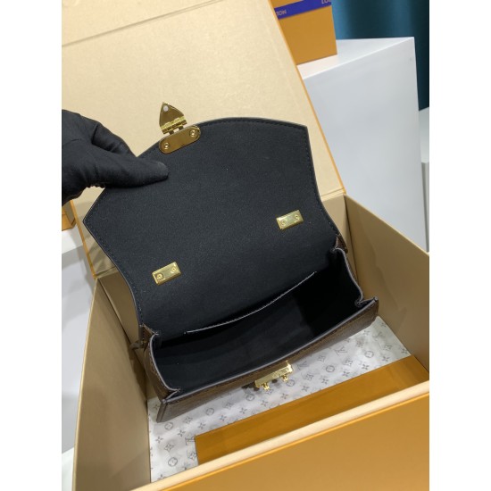 M46548 全鋼 Tilsitt ハンドバッグ|Monogram×Monogram Reverse キャンバス、幾何学デザインと S-lock 錠前で都市的なファッションを体現 24×18×7cm M46548 全鋼 Tilsitt ハンドバッグ|Monogram×Monogram Reverse キャンバス、幾何学デザインと S-lock 錠前で都市的なファッションを体現 24×18×7cm