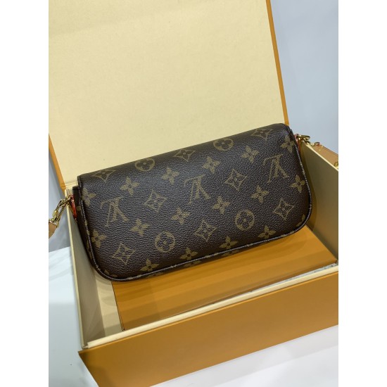 M81911G 全鋼 Wallet On Chain Ivy ハンドバッグ|Monogram キャンバス ×Sac Recoleta インスピレーション、多収納と多様背負け方で実用ファッションを体現 23.5×12×4.3cm M81911G 全鋼 Wallet On Chain Ivy ハンドバッグ|Monogram キャンバス ×Sac Recoleta インスピレーション、多収納と多様背負け方で実用ファッションを体現 23.5×12×4.3cm