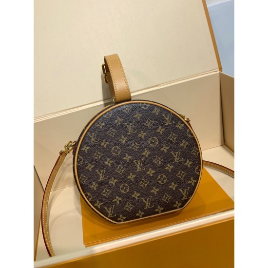 LV M43514 Petite boite chapeau ハンドバッグ|帽子ケースモチーフの可愛らしい全鋼カーリングバッグ 17.5×16.5×7.5cm LV M43514 Petite boite chapeau ハンドバッグ|帽子ケースモチーフの可愛らしい全鋼カーリングバッグ 17.5×16.5×7.5cm