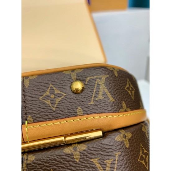 LV M43514 Petite boite chapeau ハンドバッグ|帽子ケースモチーフの可愛らしい全鋼カーリングバッグ 17.5×16.5×7.5cm LV M43514 Petite boite chapeau ハンドバッグ|帽子ケースモチーフの可愛らしい全鋼カーリングバッグ 17.5×16.5×7.5cm