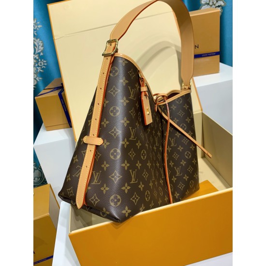 M46197 路易威登 CarryAll ミッドサイズハンドバッグ|Monogram キャンバスと革のブレンドで実用性とデザイン性を兼ね備えた逸品 39×30×15cm M46197 路易威登 CarryAll ミッドサイズハンドバッグ|Monogram キャンバスと革のブレンドで実用性とデザイン性を兼ね備えた逸品 39×30×15cm