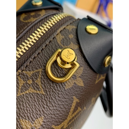 M45571 Petite Malle Souple ハンドバッグ|Monogram キャンバスと伝統工芸の融合で生まれた個性的な逸品 20×14×7.5cm M45571 Petite Malle Souple ハンドバッグ|Monogram キャンバスと伝統工芸の融合で生まれた個性的な逸品 20×14×7.5cm