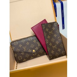 M61276 全鋼 3 点セット Pochette Felicie ハンドバッグ｜エレガントなデザインと機能性の究極の融合 21×12×3cm