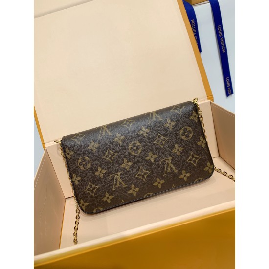 M61276 全鋼 3 点セット Pochette Felicie ハンドバッグ|エレガントなデザインと機能性の究極の融合 21×12×3cm M61276 全鋼 3 点セット Pochette Felicie ハンドバッグ|エレガントなデザインと機能性の究極の融合 21×12×3cm