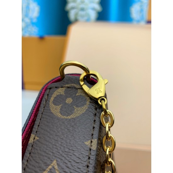 M61276 全鋼 3 点セット Pochette Felicie ハンドバッグ|エレガントなデザインと機能性の究極の融合 21×12×3cm M61276 全鋼 3 点セット Pochette Felicie ハンドバッグ|エレガントなデザインと機能性の究極の融合 21×12×3cm