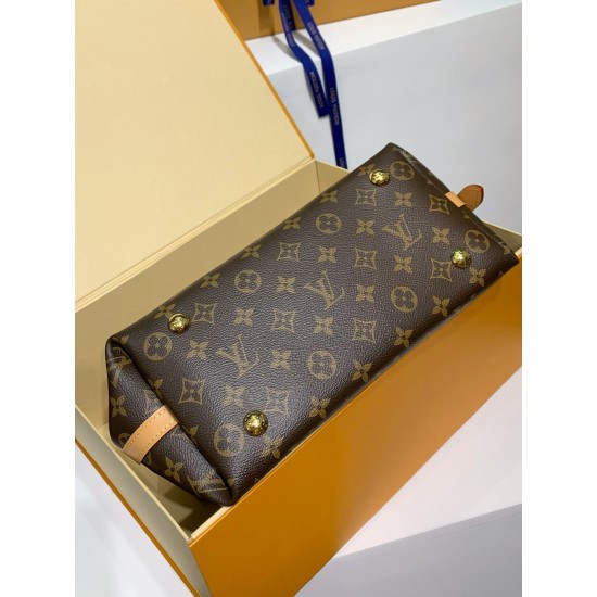 M46203 全鋼 CarryAll スモールハンドバッグ|Monogram キャンバスと革のブレンドで都市生活に最適な実用逸品 29×24×12cm M46203 全鋼 CarryAll スモールハンドバッグ|Monogram キャンバスと革のブレンドで都市生活に最適な実用逸品 29×24×12cm