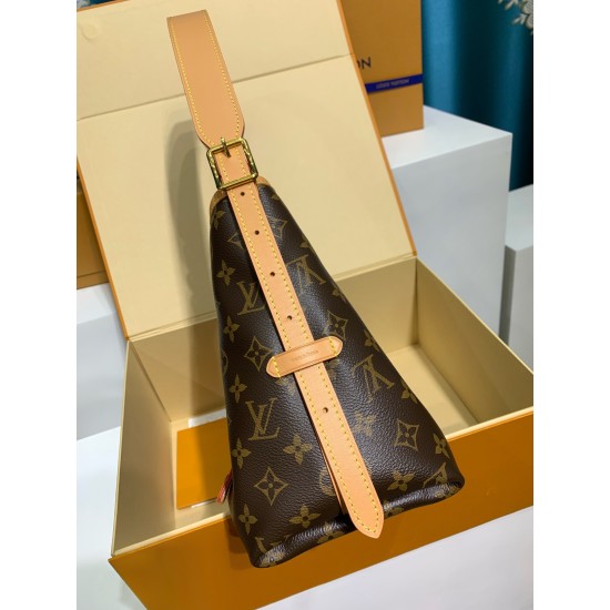 M46203 全鋼 CarryAll スモールハンドバッグ|Monogram キャンバスと革のブレンドで都市生活に最適な実用逸品 29×24×12cm M46203 全鋼 CarryAll スモールハンドバッグ|Monogram キャンバスと革のブレンドで都市生活に最適な実用逸品 29×24×12cm