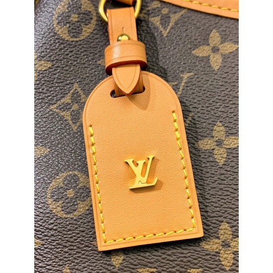 M46203 全鋼 CarryAll スモールハンドバッグ|Monogram キャンバスと革のブレンドで都市生活に最適な実用逸品 29×24×12cm M46203 全鋼 CarryAll スモールハンドバッグ|Monogram キャンバスと革のブレンドで都市生活に最適な実用逸品 29×24×12cm