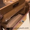 Hermes 29cm kelly 2424 togo & swift 4B/ Biscuit& 3G /Alezan 29cm Silver Hardware Full Handmade
