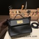 Hermes Mini kelly 2424 89 /Black (Noir) Gold Hardware 21cm Full Handmade Hermes Mini kelly 2424 89 /Black (Noir) Gold Hardware 21cm Full Handmade