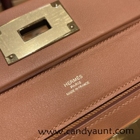 Hermes Mini kelly 2424 37/Gold Gold Hardware 21cm Full Handmade Hermes Mini kelly 2424 37/Gold Gold Hardware 21cm Full Handmade