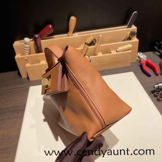 Hermes Mini kelly 2424 37/Gold Gold Hardware 21cm Full Handmade Hermes Mini kelly 2424 37/Gold Gold Hardware 21cm Full Handmade