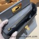 Hermes Mini kelly 2424 J7 /Blue Lin evercolor Gold Hardware 21cm Full Handmade Hermes Mini kelly 2424 J7 /Blue Lin evercolor Gold Hardware 21cm Full Handmade