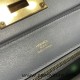 Hermes Mini kelly 2424 J7 /Blue Lin evercolor Gold Hardware 21cm Full Handmade Hermes Mini kelly 2424 J7 /Blue Lin evercolor Gold Hardware 21cm Full Handmade
