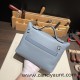 Hermes Mini kelly 2424 J7 /Blue Lin evercolor Gold Hardware 21cm Full Handmade Hermes Mini kelly 2424 J7 /Blue Lin evercolor Gold Hardware 21cm Full Handmade