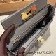 Hermes Mini kelly 21cm 2424 0L/ Gris Meyer Silver Hardware Full Handmade Hermes Mini kelly 21cm 2424 0L/ Gris Meyer Silver Hardware Full Handmade