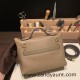 Hermes Mini 21cm kelly 2424 D0 /Beige de Weimar & 18 /Étoupe Grey Gold Hardware 21cm Full Handmade Hermes Mini 21cm kelly 2424 D0 /Beige de Weimar & 18 /Étoupe Grey Gold Hardware 21cm Full Handmade