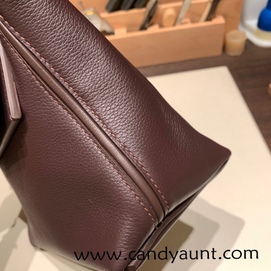 Hermes Mini 21cm kelly 2424 evercolor 0G /Rouge Sellier& Framboise Silver Hardware Full Handmade Hermes Mini 21cm kelly 2424 evercolor 0G /Rouge Sellier& Framboise Silver Hardware Full Handmade