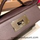 Hermes Mini 21cm kelly 2424 evercolor 0G /Rouge Sellier& Framboise Silver Hardware Full Handmade Hermes Mini 21cm kelly 2424 evercolor 0G /Rouge Sellier& Framboise Silver Hardware Full Handmade