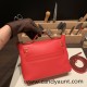 Hermes 21cm Mini kelly 2424 S3/Rouge Cœur evercolor Gold Hardware Full Handmade Hermes 21cm Mini kelly 2424 S3/Rouge Cœur evercolor Gold Hardware Full Handmade