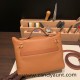 Hermes 21cm Mini kelly 2424 evercolor 37/ Gold Gold Hardware Full Handmade Hermes 21cm Mini kelly 2424 evercolor 37/ Gold Gold Hardware Full Handmade