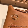 Hermes 21cm Mini kelly 2424 evercolor 37 /Gold Gold Hardware Full Handmade