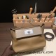 Hermes 21cm Mini kelly 2424 evercolor D0 /Beige de Weimar& 18 /Étoupe Grey Silver Hardware Full Handmade Hermes 21cm Mini kelly 2424 evercolor D0 /Beige de Weimar& 18 /Étoupe Grey Silver Hardware Full Handmade