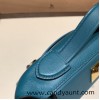 Hermes 21cm Mini kelly 2424 W0 /Vert Bosphore Gold Hardware Full Handmade